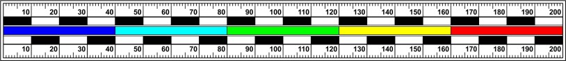 Měřítko 20 x 2 Bam-1